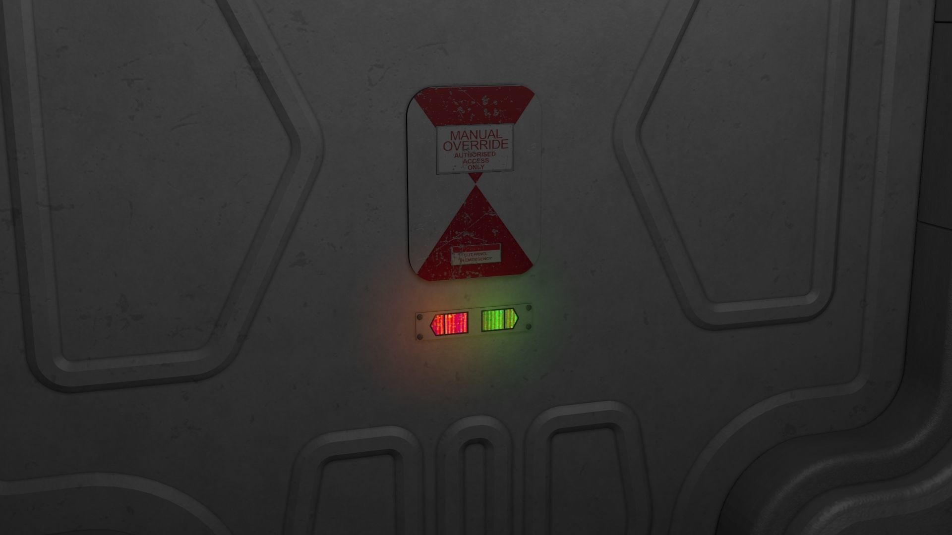 Nostromo Habitation Corridor 3D model_2