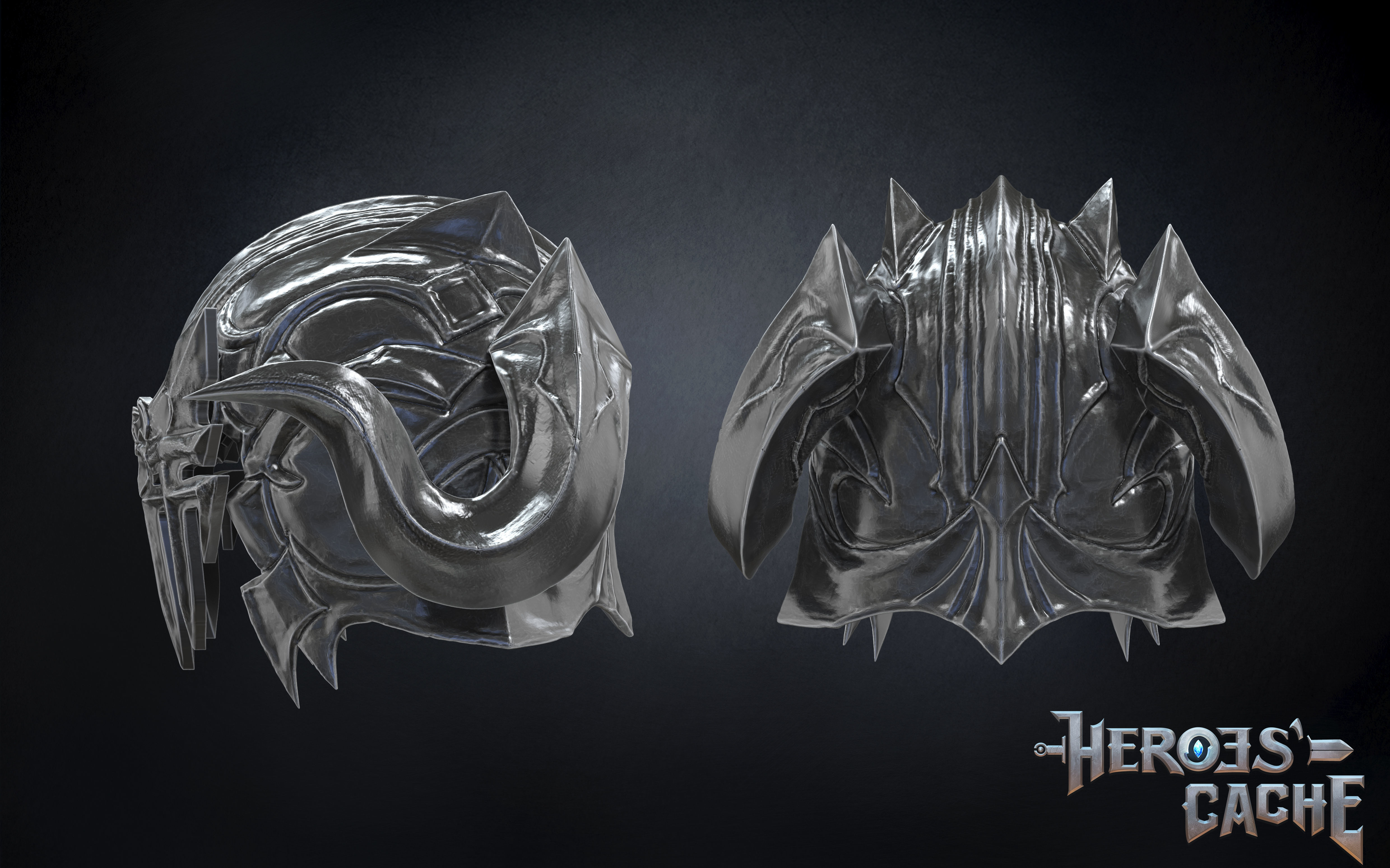 Final Fantasy XIV - Dark Knight Chaos Burgeonet 3D print model_2