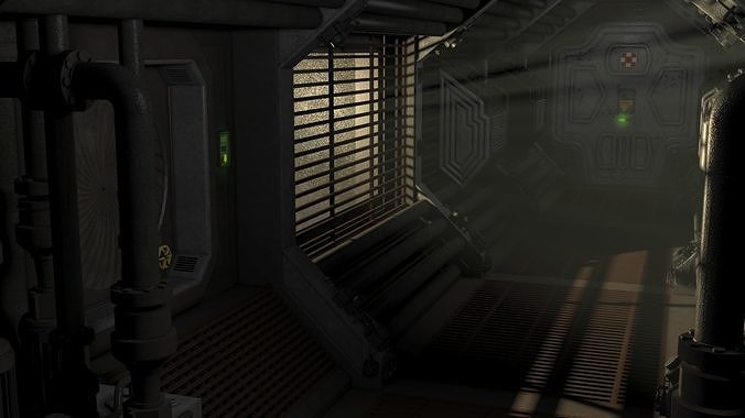 Nostromo Engineering Corridor 3D model
