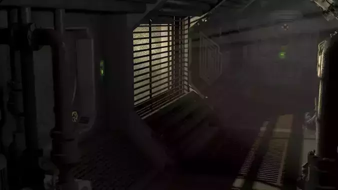 Nostromo Engineering Corridor 3D model