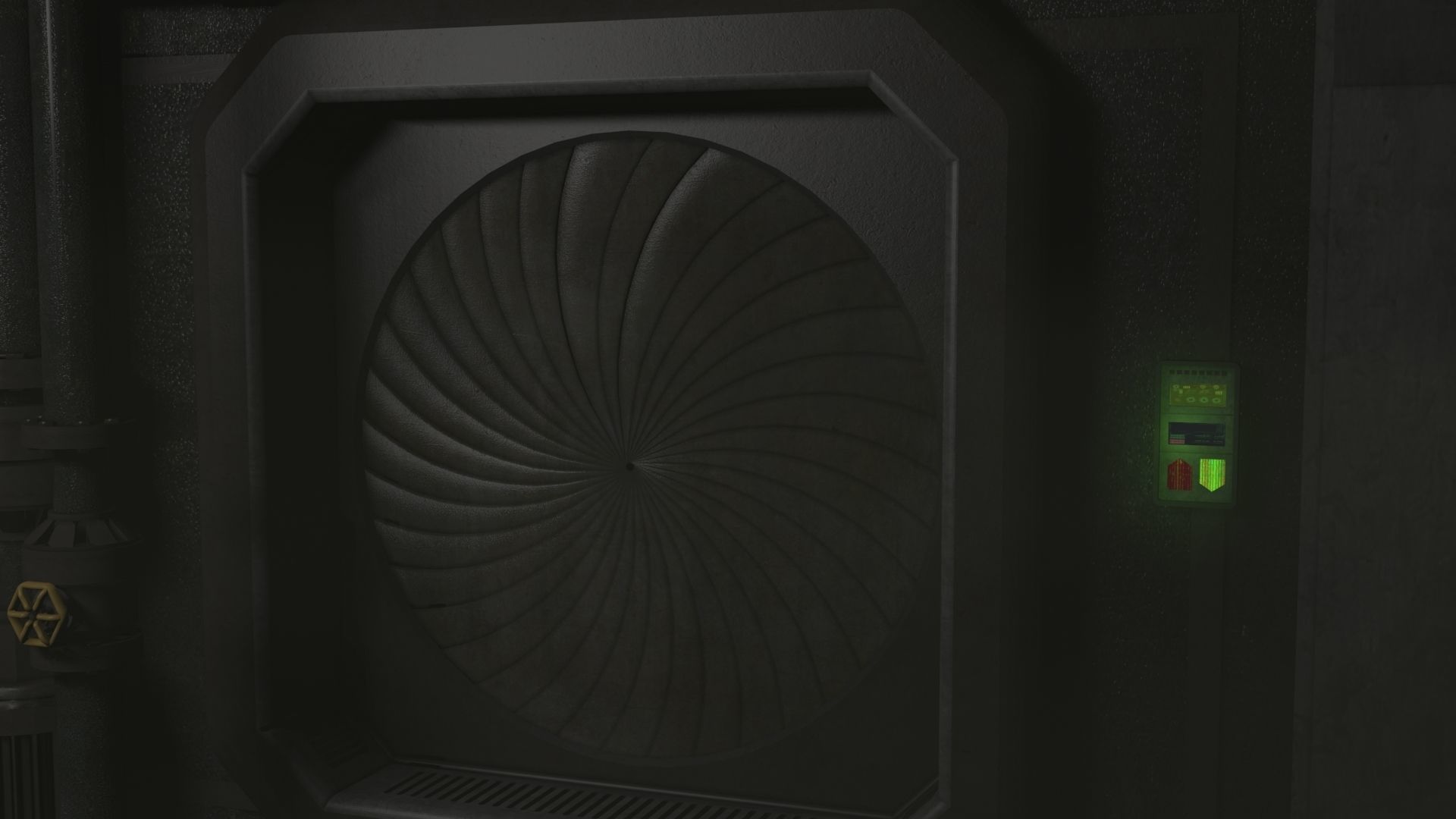 Nostromo Engineering Corridor 3D model_5