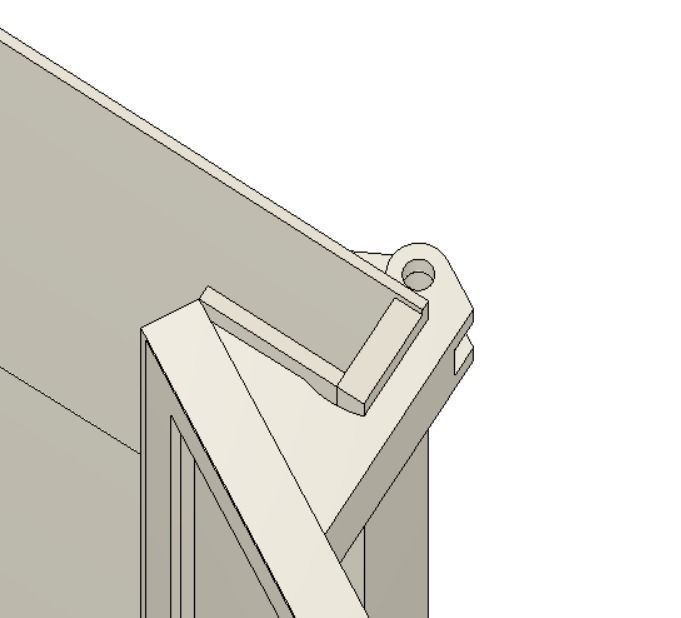 Triple monitor for laptop 3D print model_4