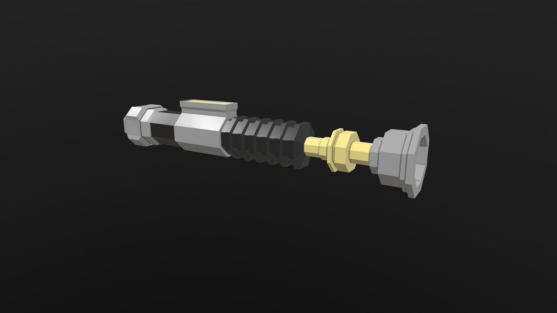 Lightsaber Pack Low-poly 3D model_7