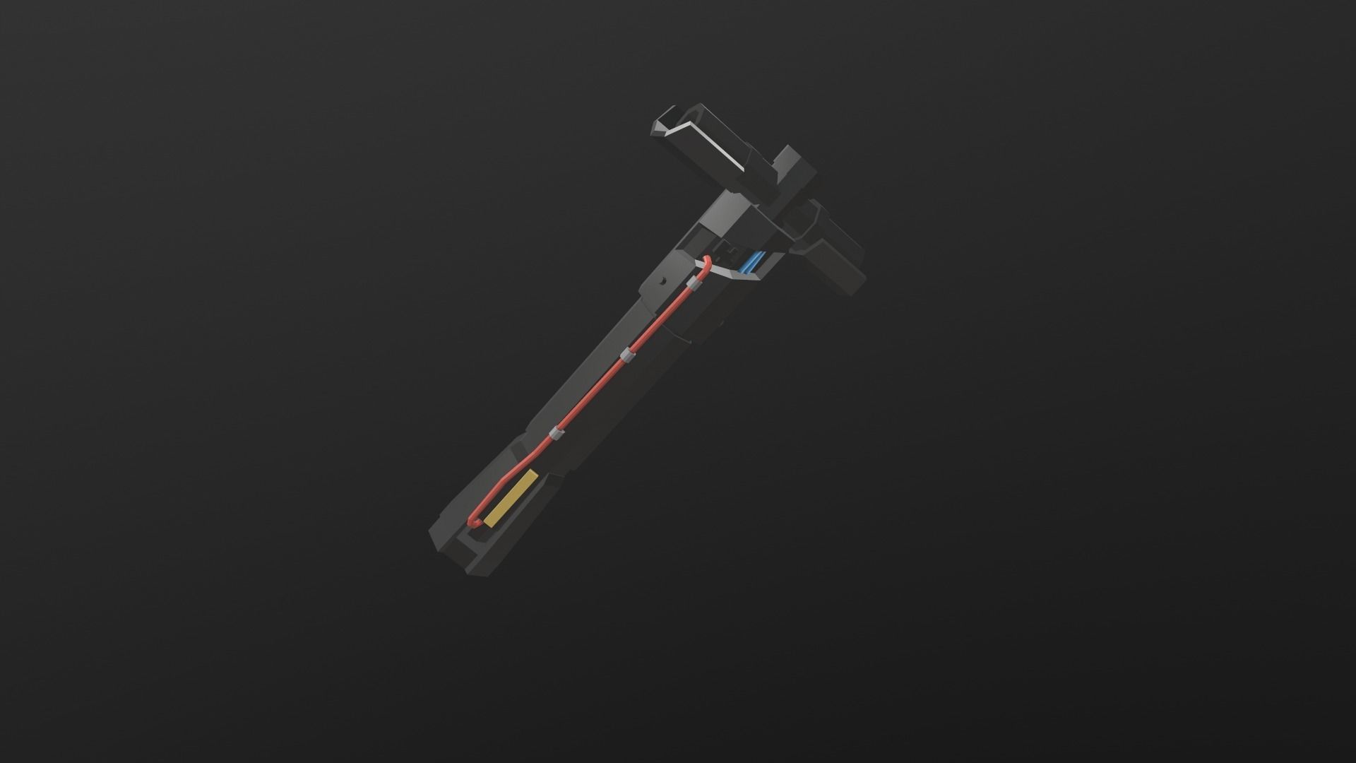 Lightsaber Pack Low-poly 3D model_4