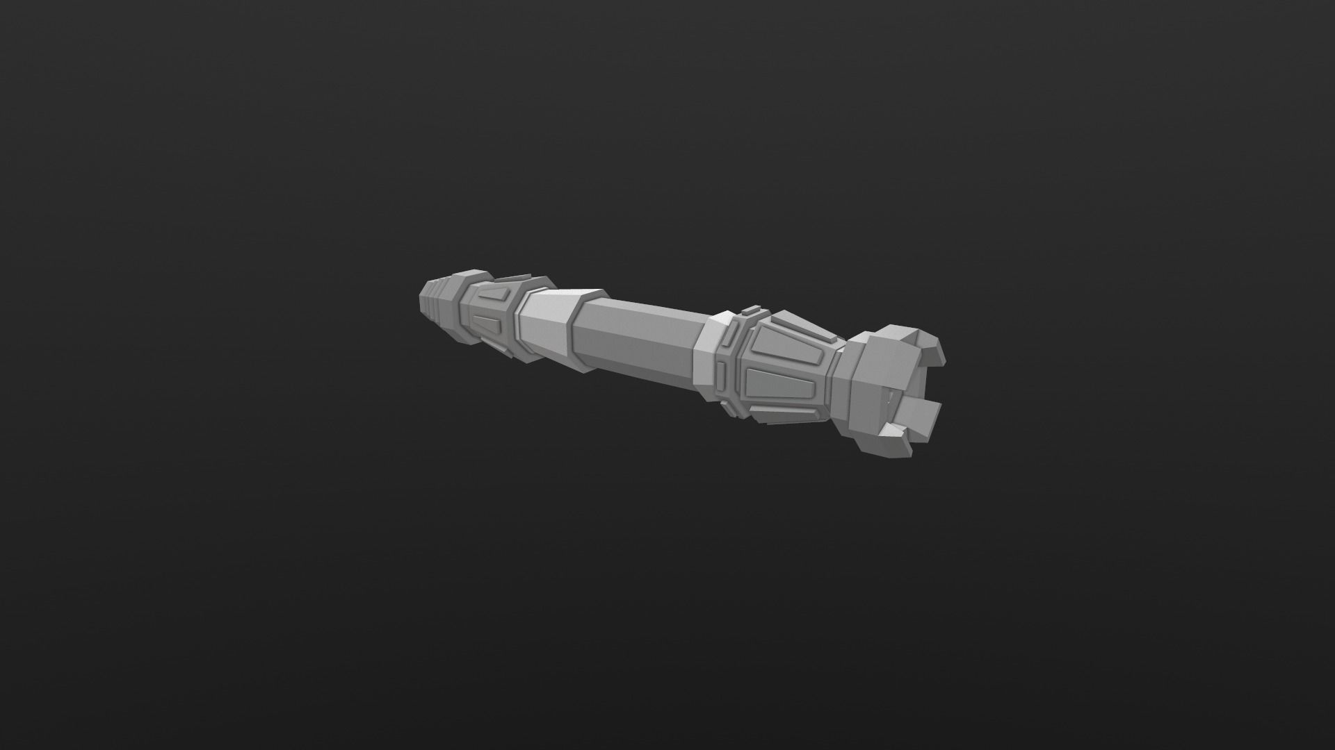 Lightsaber Pack Low-poly 3D model_10