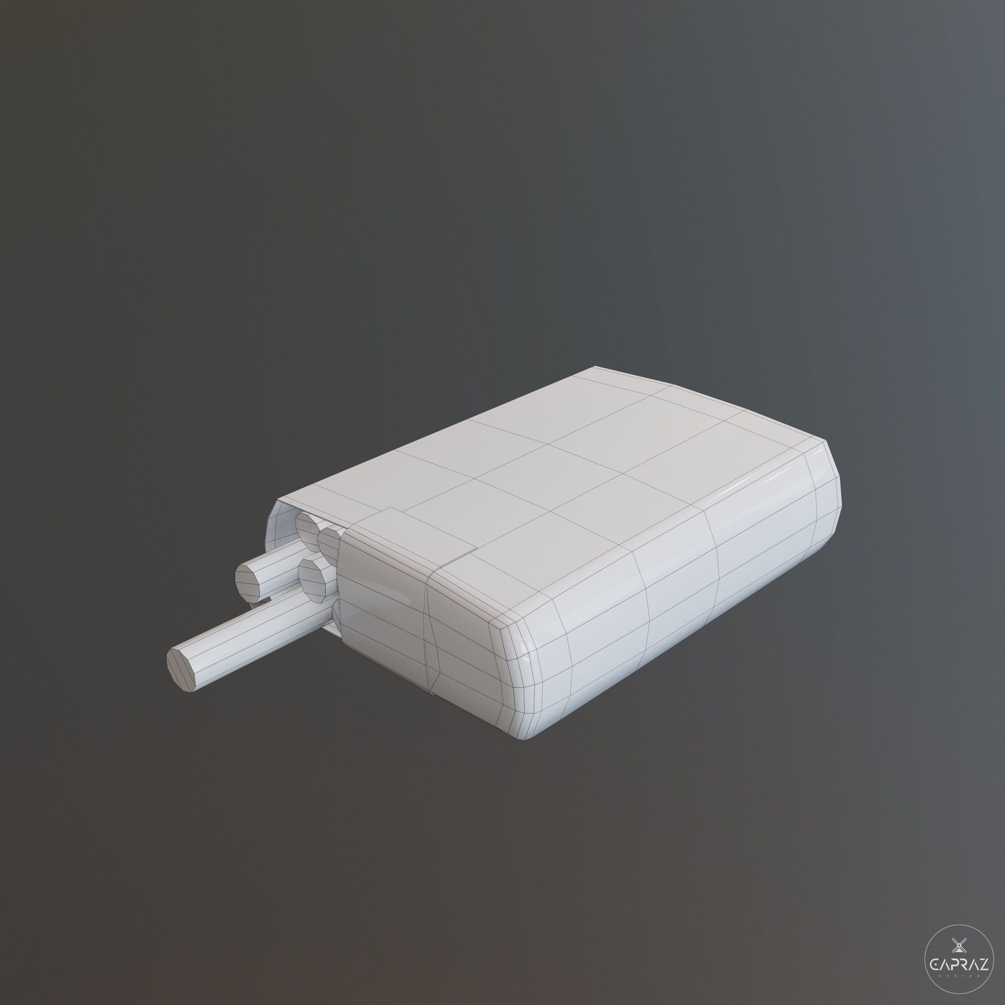 Cigarette Pack - Lucky Strike - PBR Low-poly 3D model_16