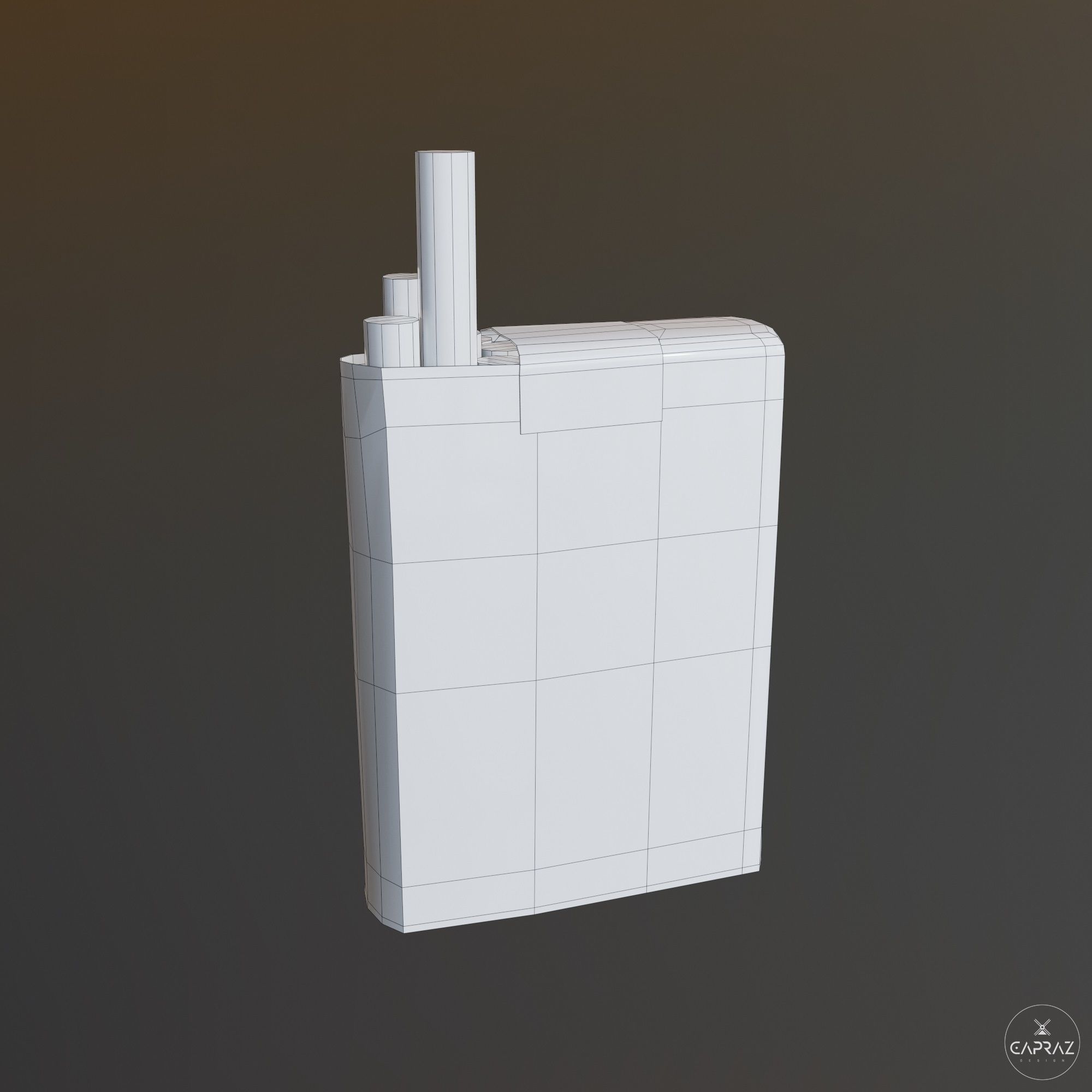 Cigarette Pack - Lucky Strike - PBR Low-poly 3D model_18