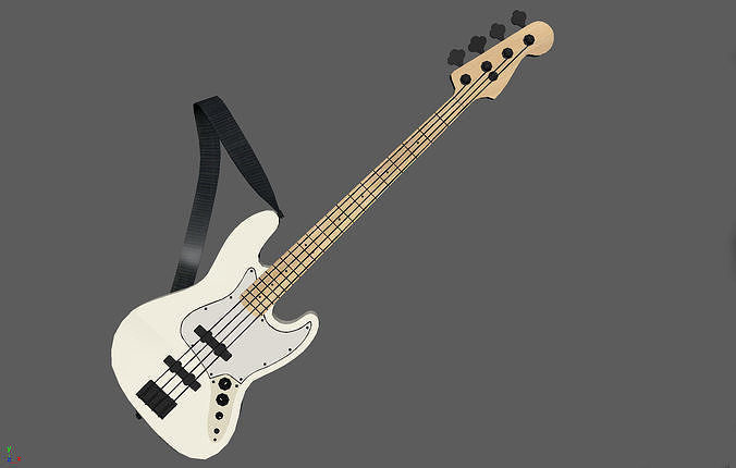 bass guitar 3D model