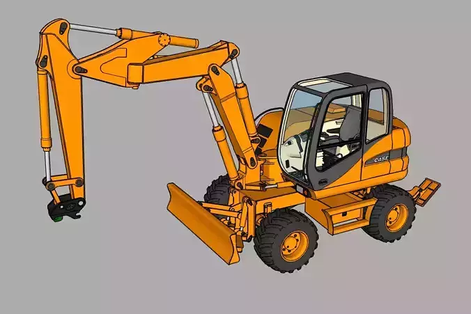Pelleteuse Case WX 125 - Case WX 125 excavator
