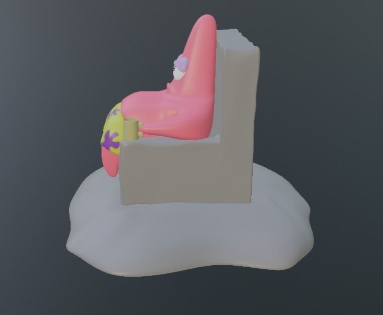 Patrick Star From SpongeBob SquarePants 3D print model_2
