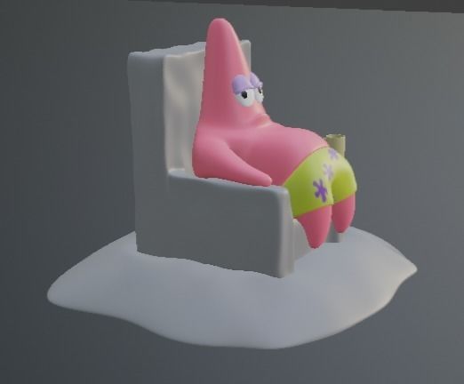 Patrick Star From SpongeBob SquarePants 3D print model_13