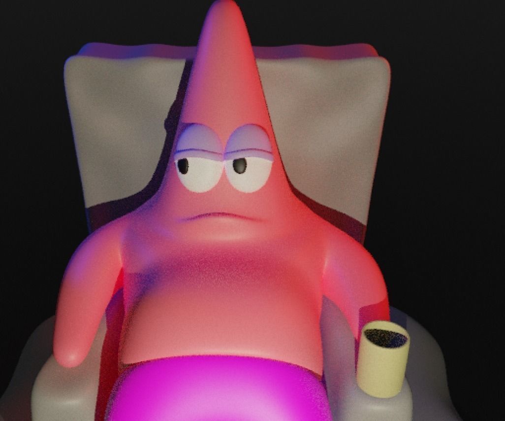 Patrick Star From SpongeBob SquarePants 3D print model_24