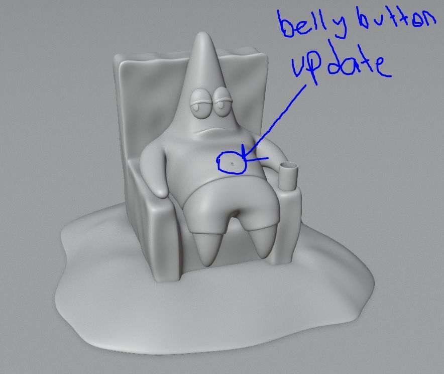 Patrick Star From SpongeBob SquarePants 3D print model_10