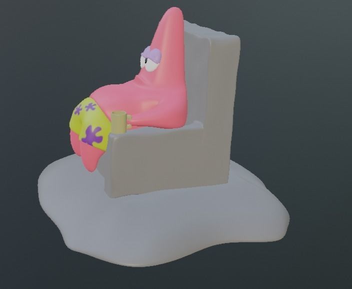 Patrick Star From SpongeBob SquarePants 3D print model_3