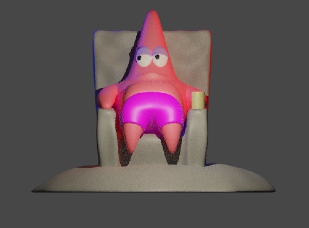 Patrick Star From SpongeBob SquarePants 3D print model_23