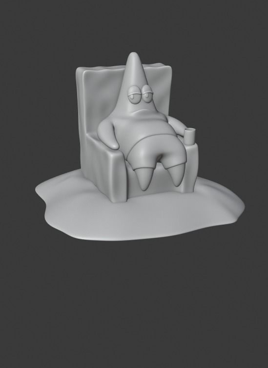 Patrick Star From SpongeBob SquarePants 3D print model_27