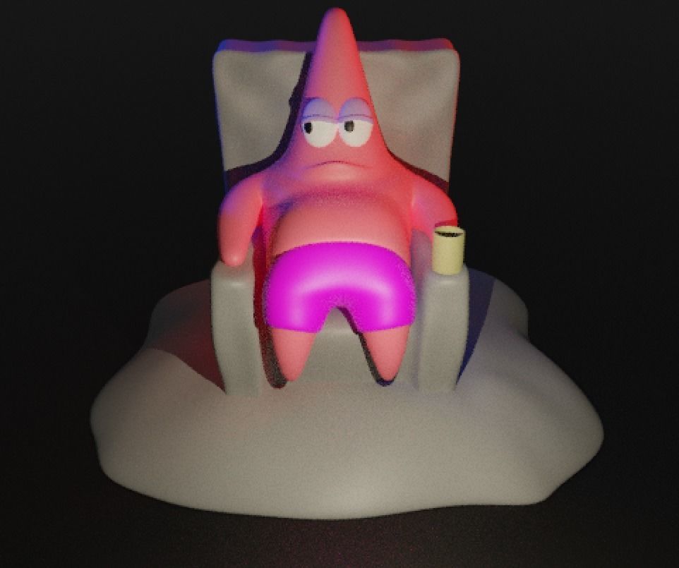 Patrick Star From SpongeBob SquarePants 3D print model_20