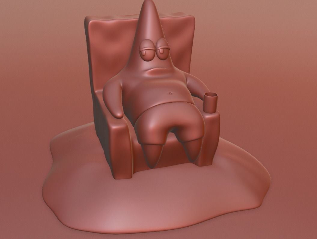 Patrick Star From SpongeBob SquarePants 3D print model_25