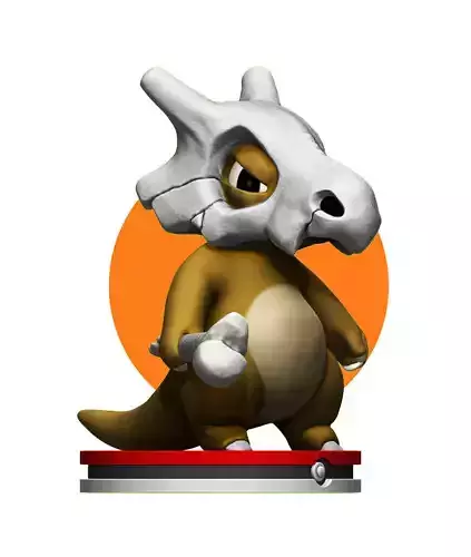 Cubone figurine