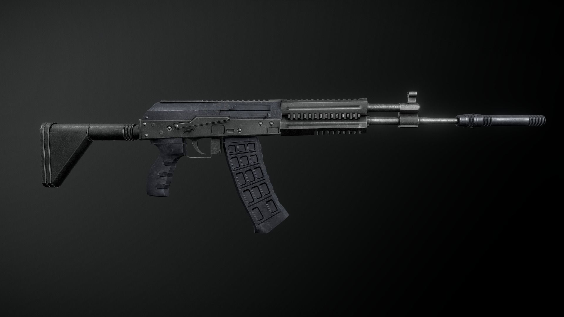 3D model AK-12 Inspired Rifle VR / AR / low-poly | CGTrader