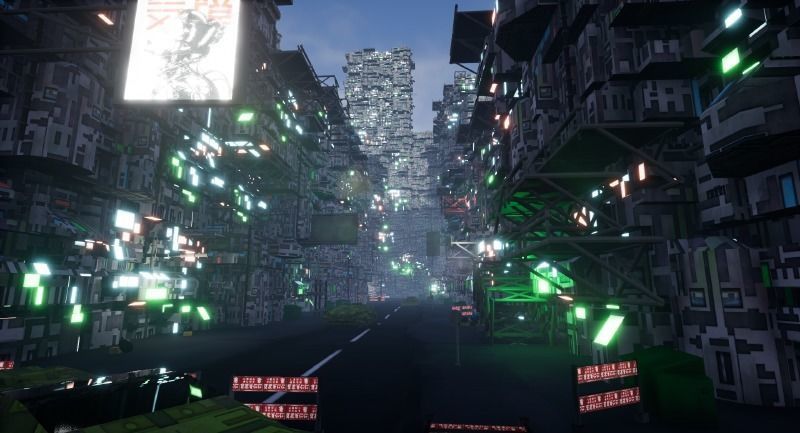 Cyberpunk Asset  Free low-poly 3D model_3