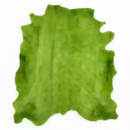 Green Cow Hide Rug 3D model