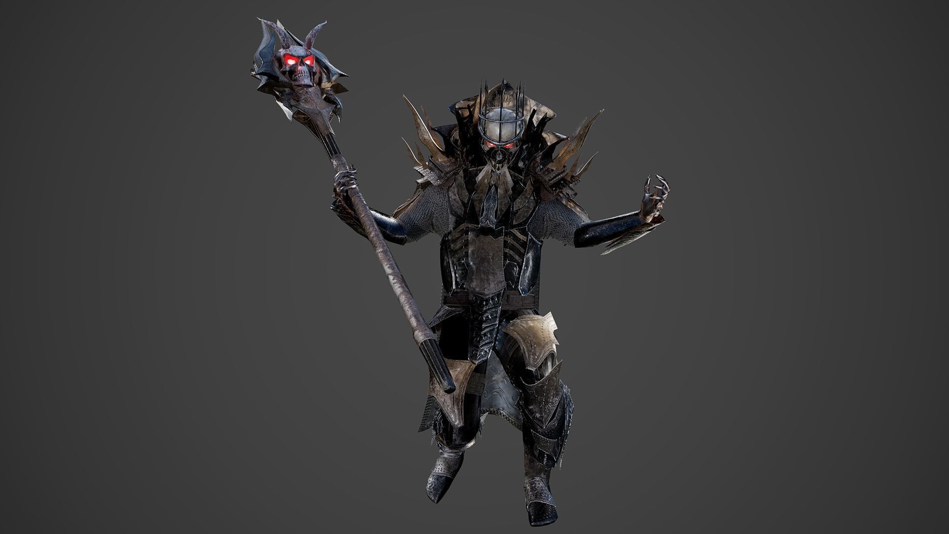 King of Darkness Low-poly 3D model_18