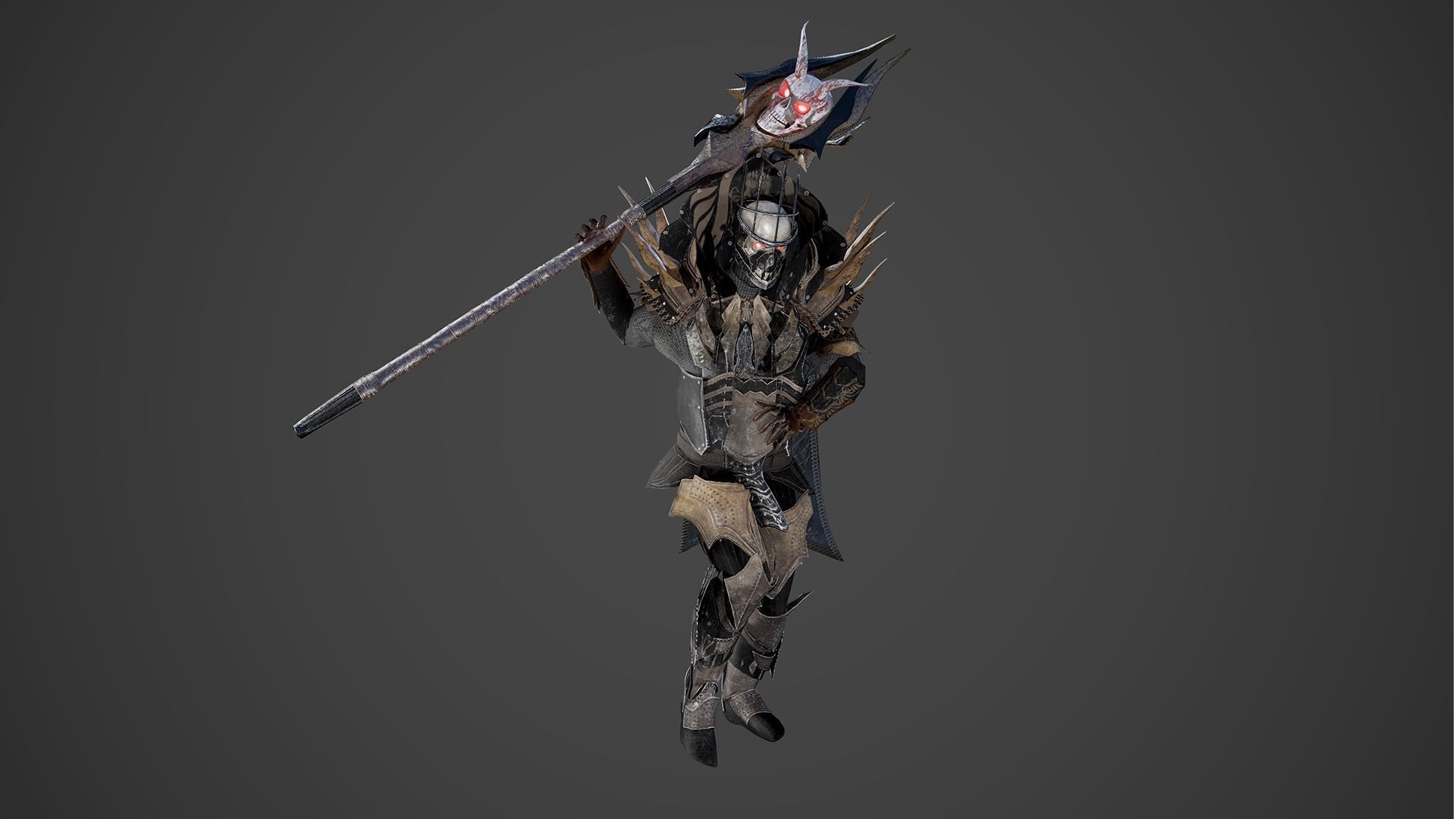 King of Darkness Low-poly 3D model_20