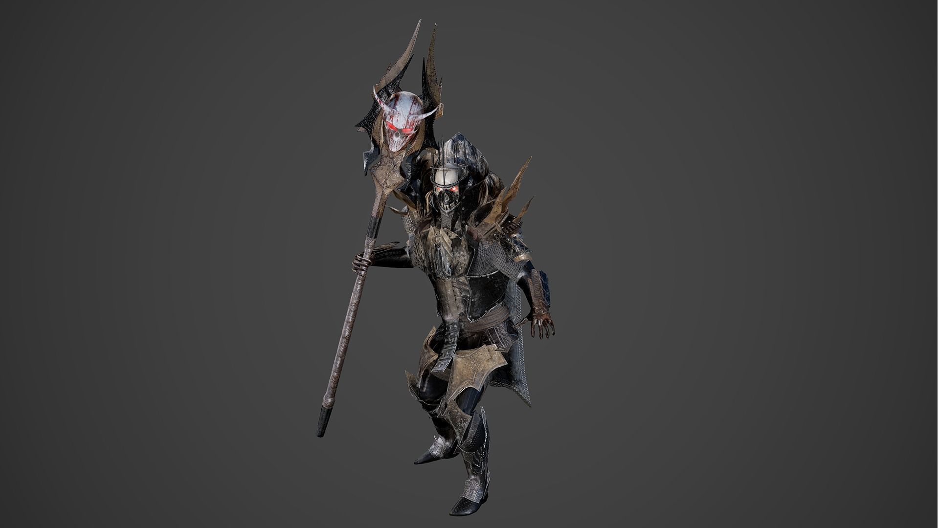 King of Darkness Low-poly 3D model_19