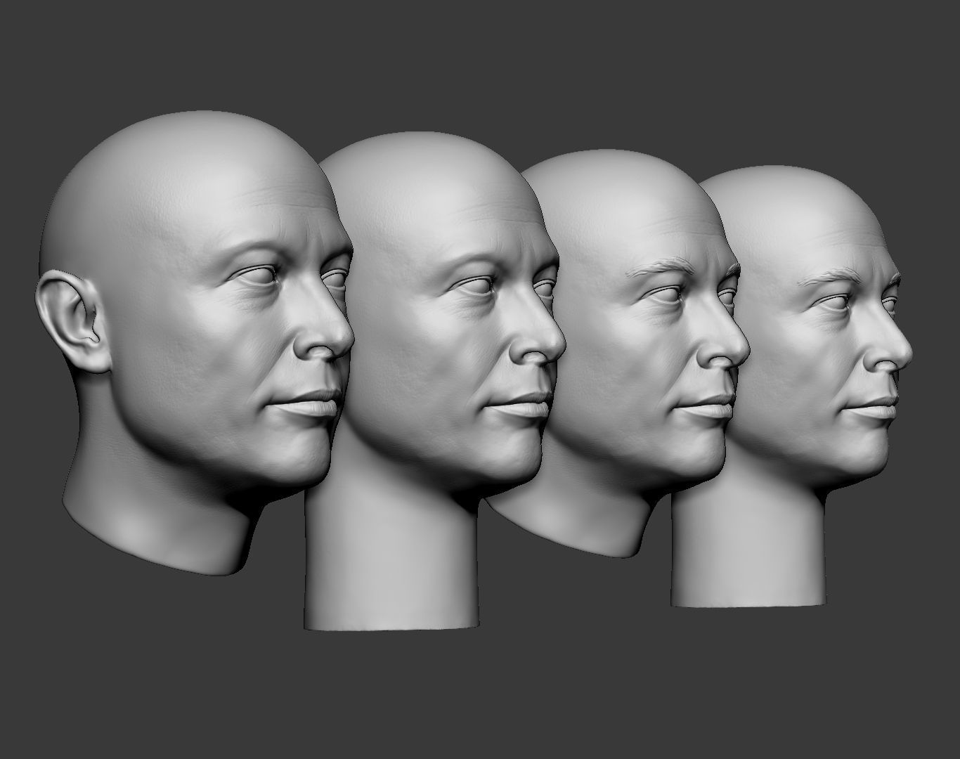 Elon Musk Head 3D print model_23