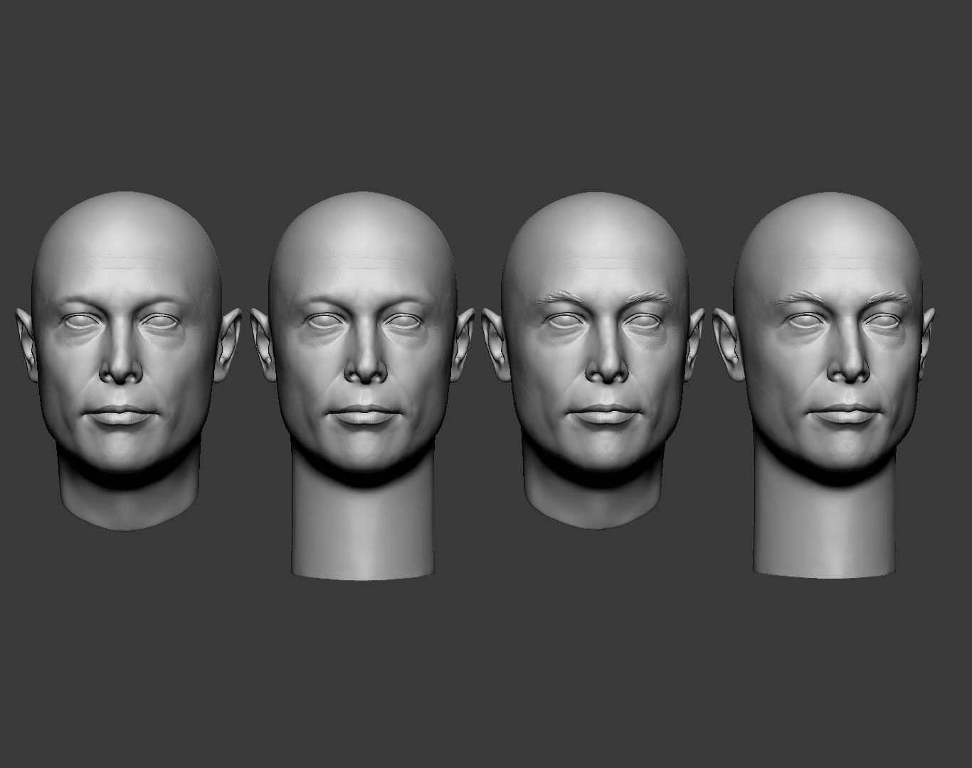 Elon Musk Head 3D print model_24