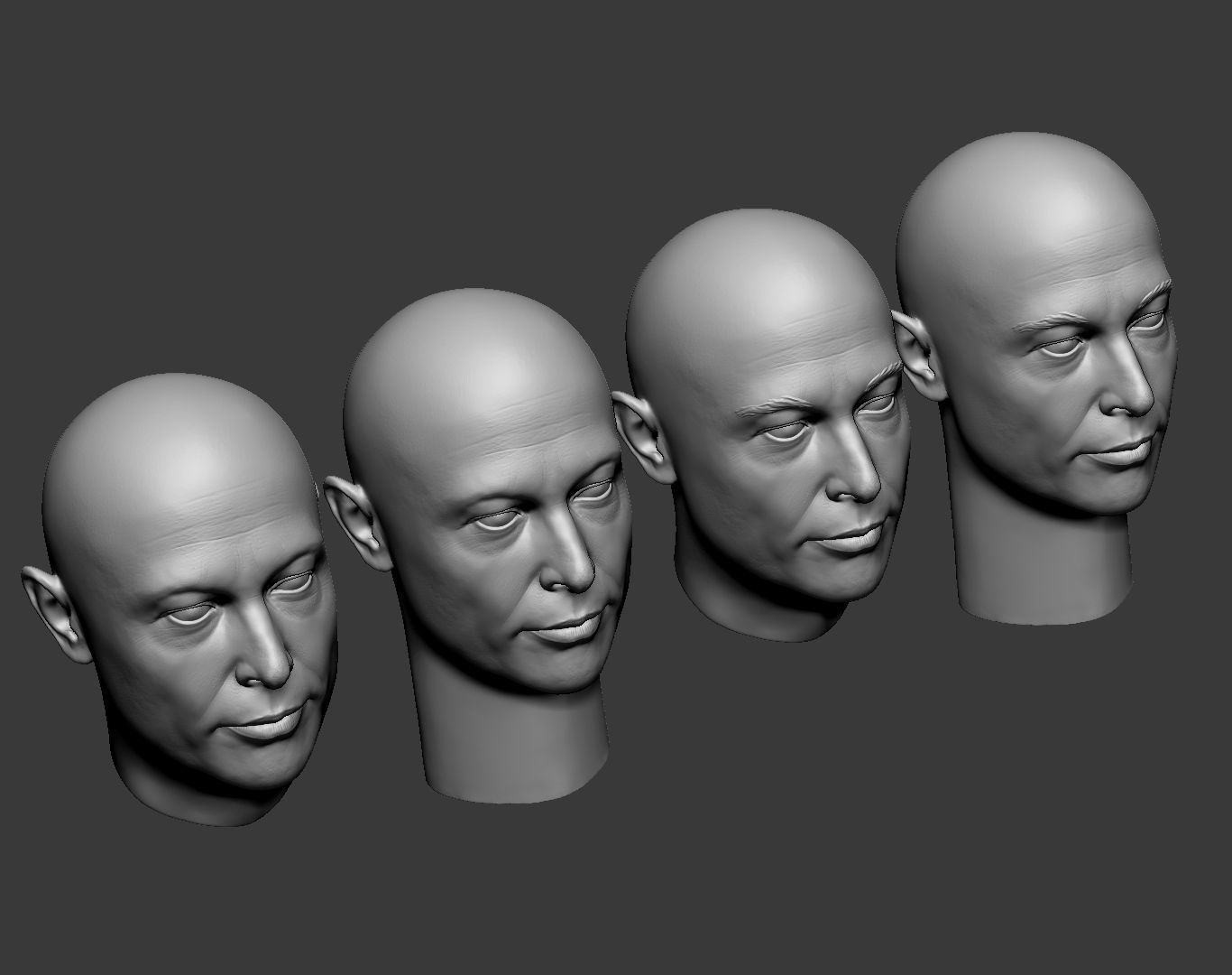 Elon Musk Head 3D print model_25