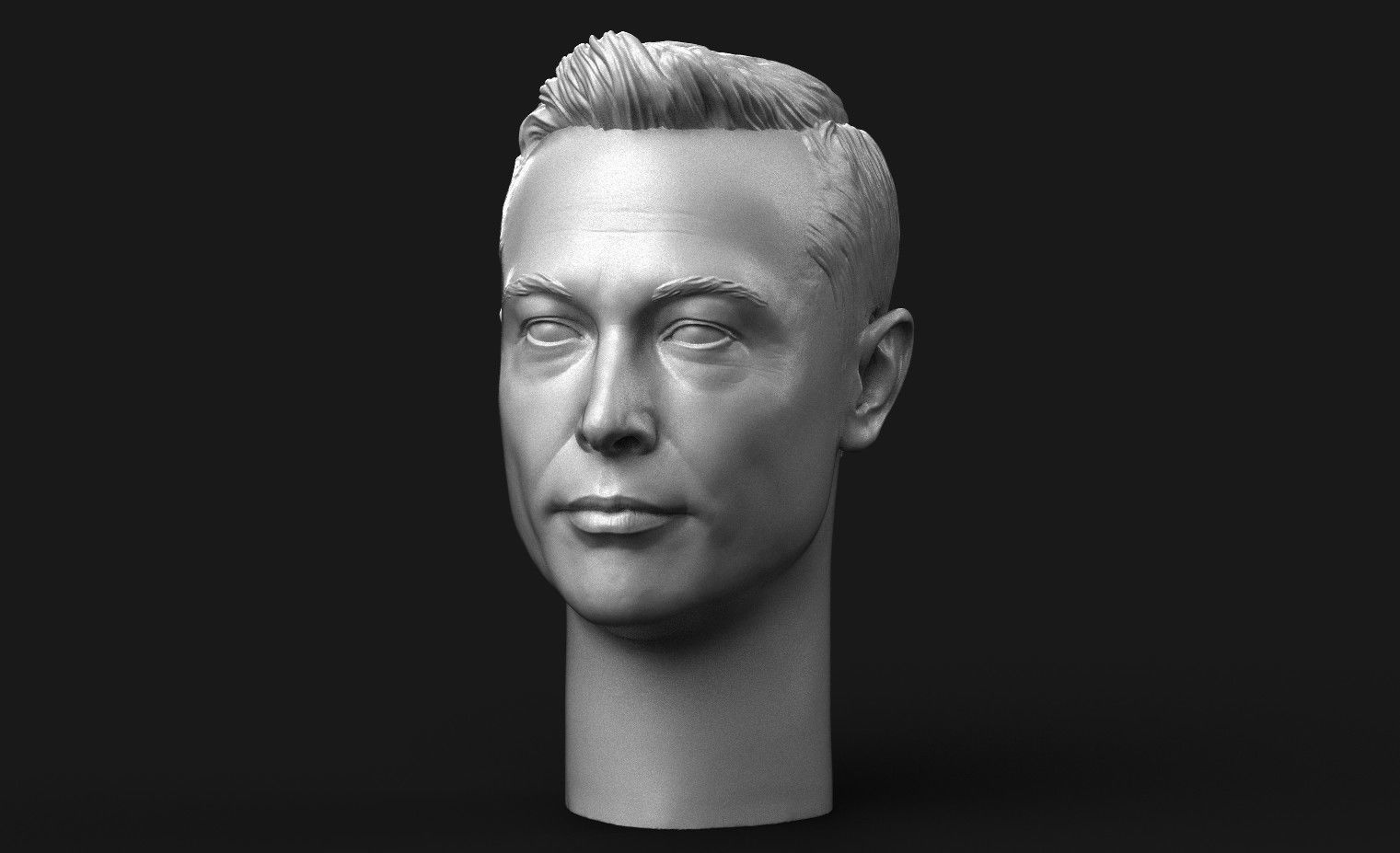 Elon Musk Head 3D print model_2