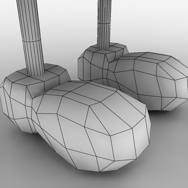 Spongebob SquarePants Low-poly 3D model_11