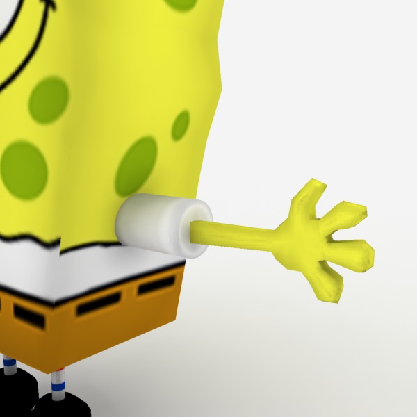 Spongebob SquarePants Low-poly 3D model_4