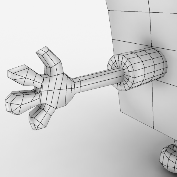 Spongebob SquarePants Low-poly 3D model_12