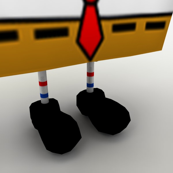 Spongebob SquarePants Low-poly 3D model_3
