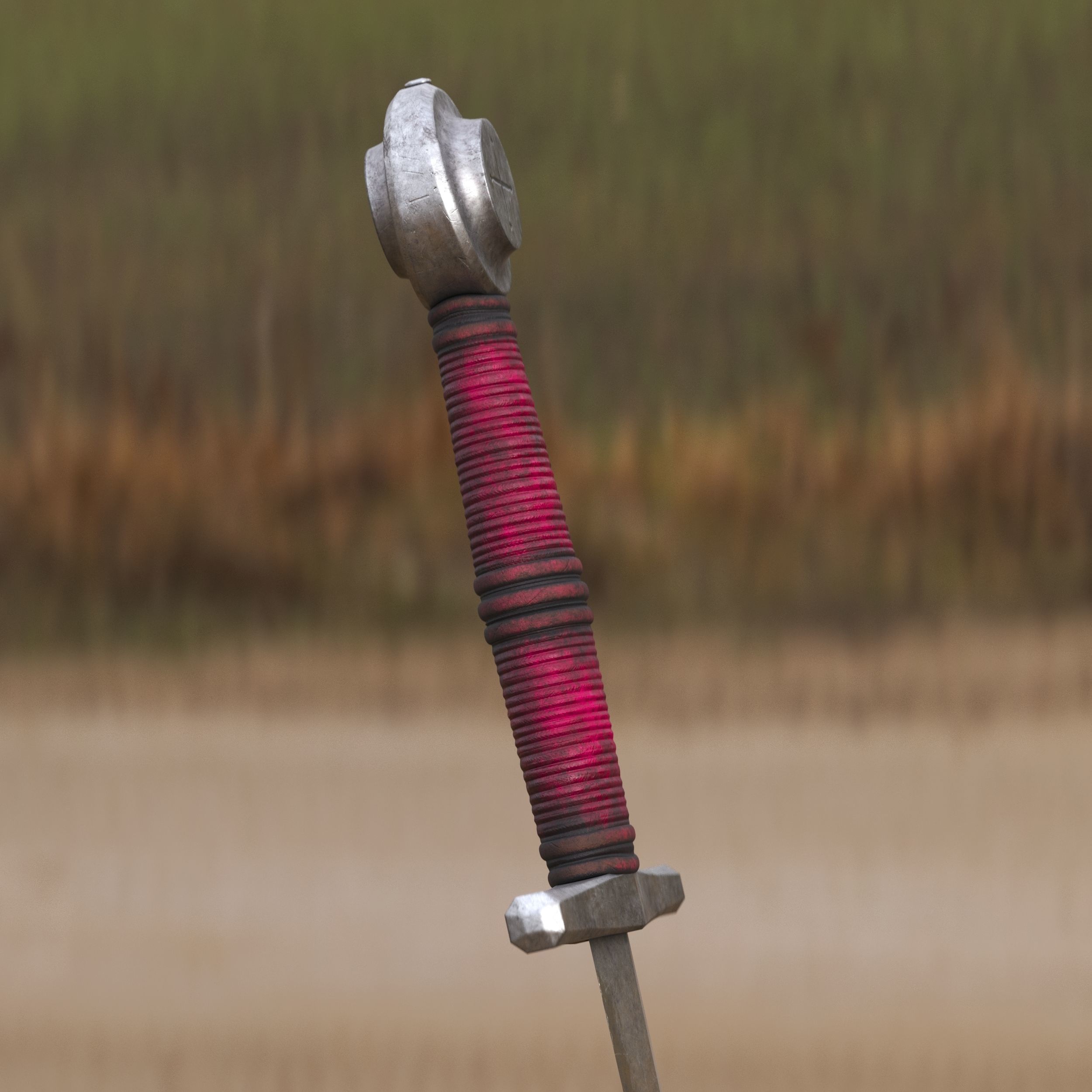 Medieval Dagger for Games and Cinematics 07 Free low-poly 3D model_5