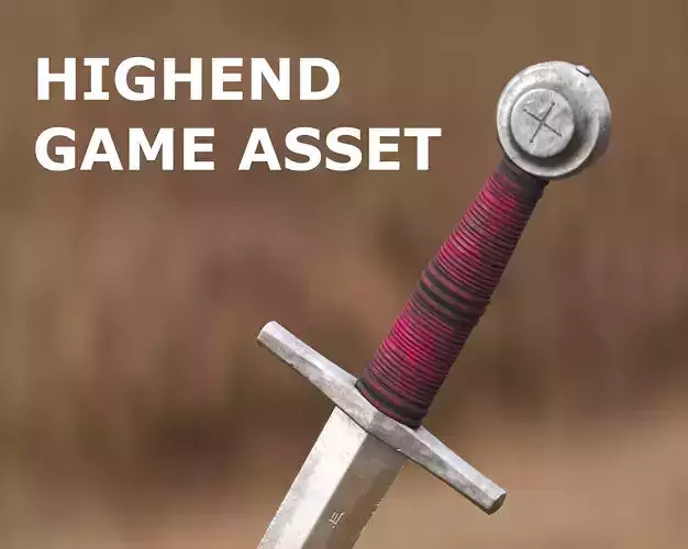 Medieval Dagger for Games and Cinematics 07