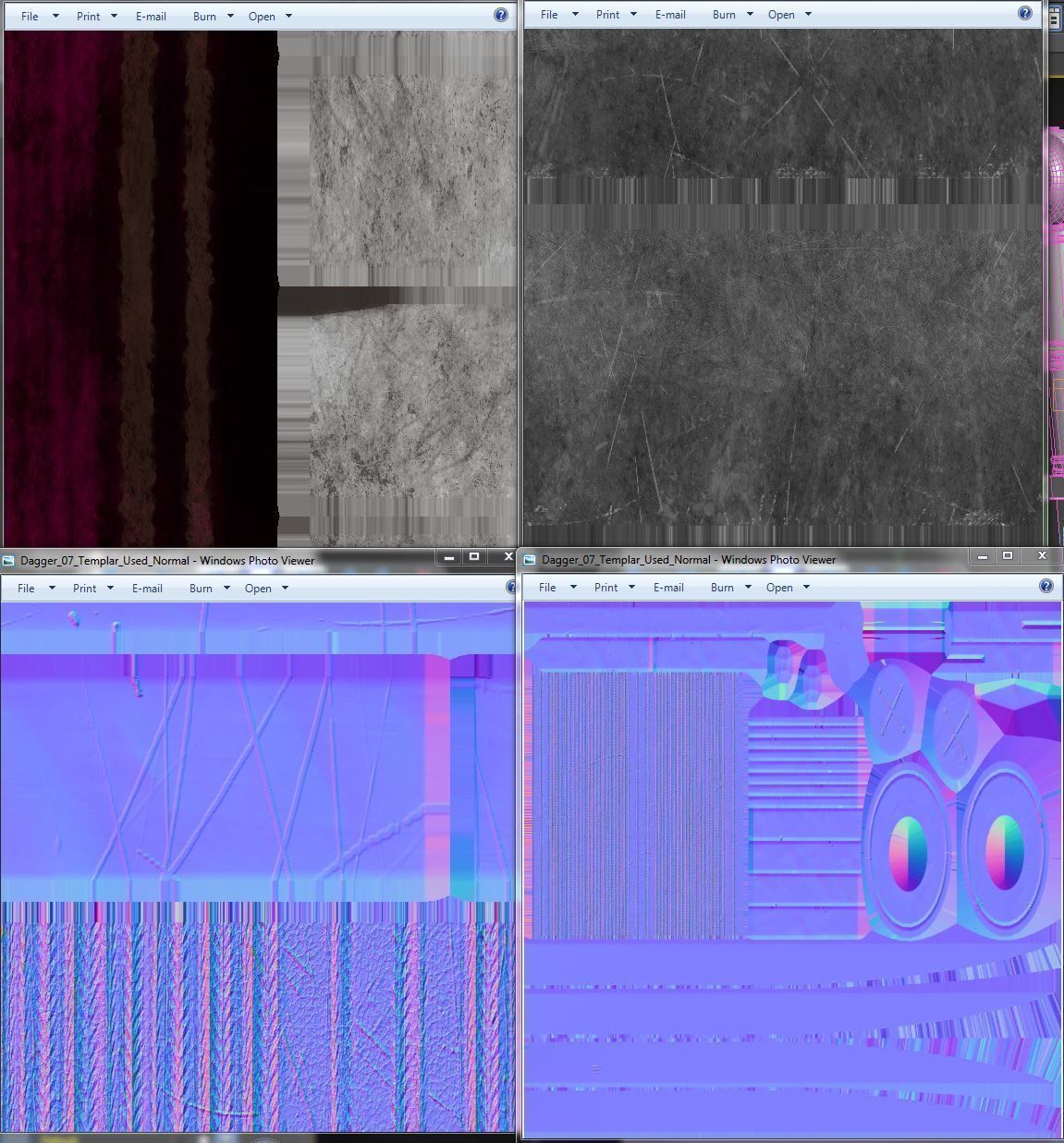 Medieval Dagger for Games and Cinematics 07 Free low-poly 3D model_20