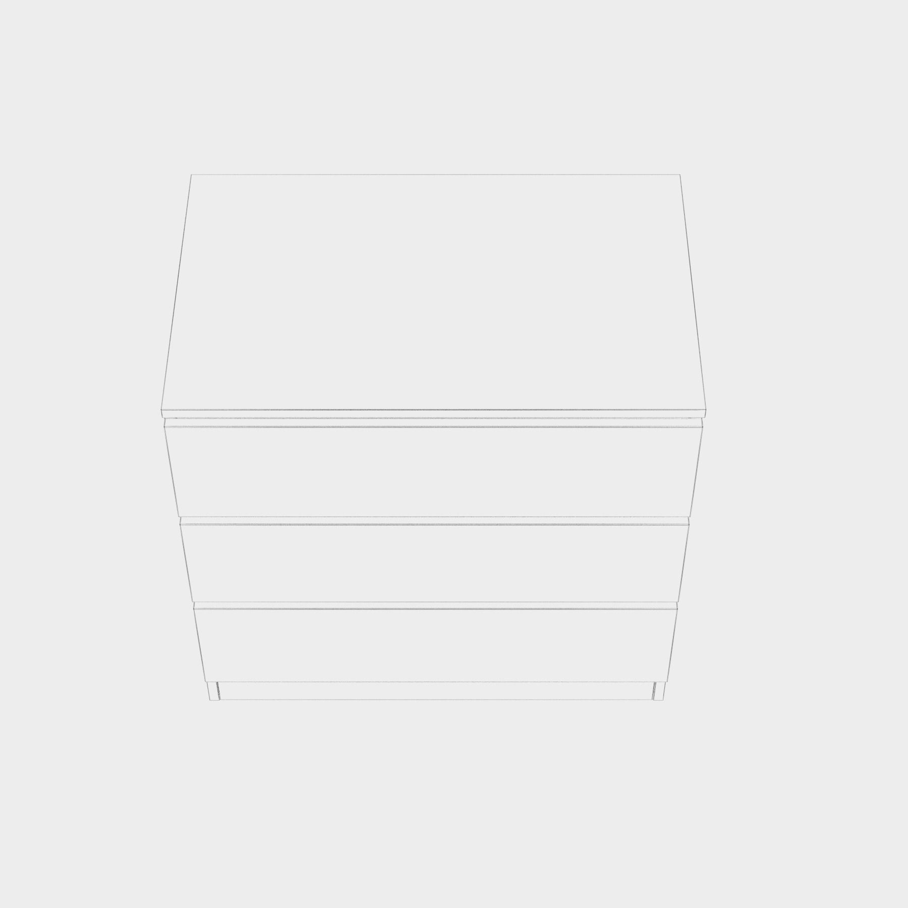 malm 2 colors 3D model_5