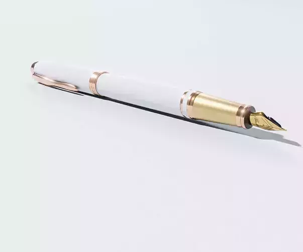 fountain pen- engraved pen nib