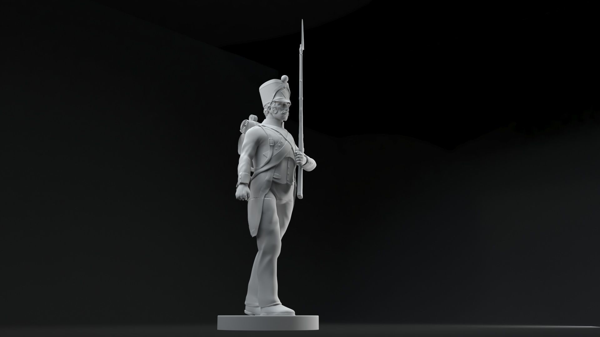 French Grande Armee Soldier  3D print model_2