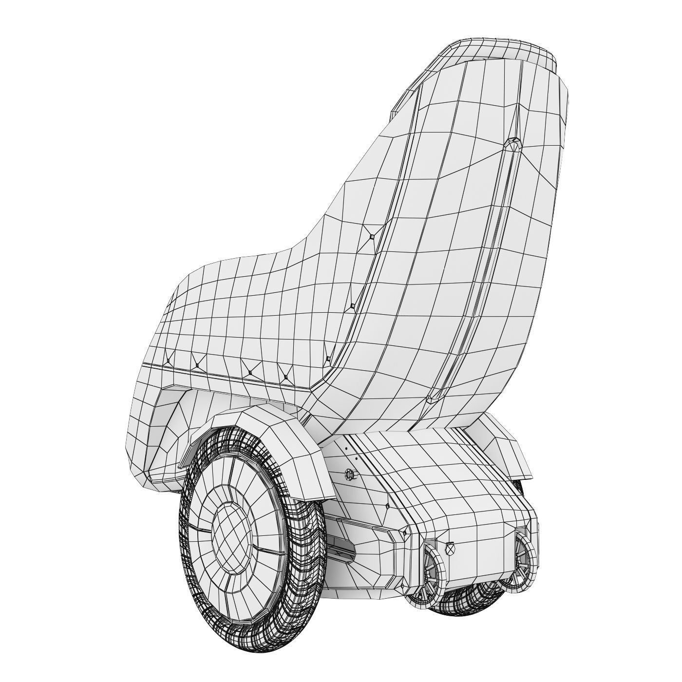 Segway S-Pod  3D model_11