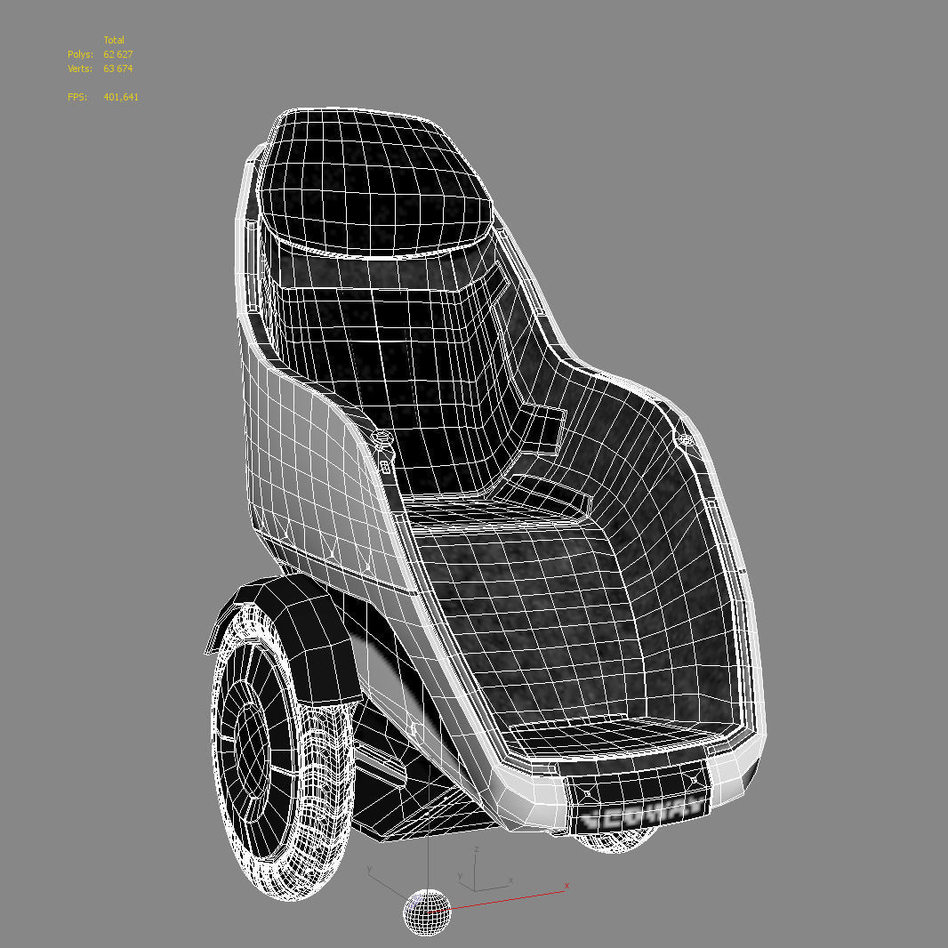 Segway S-Pod  3D model_13