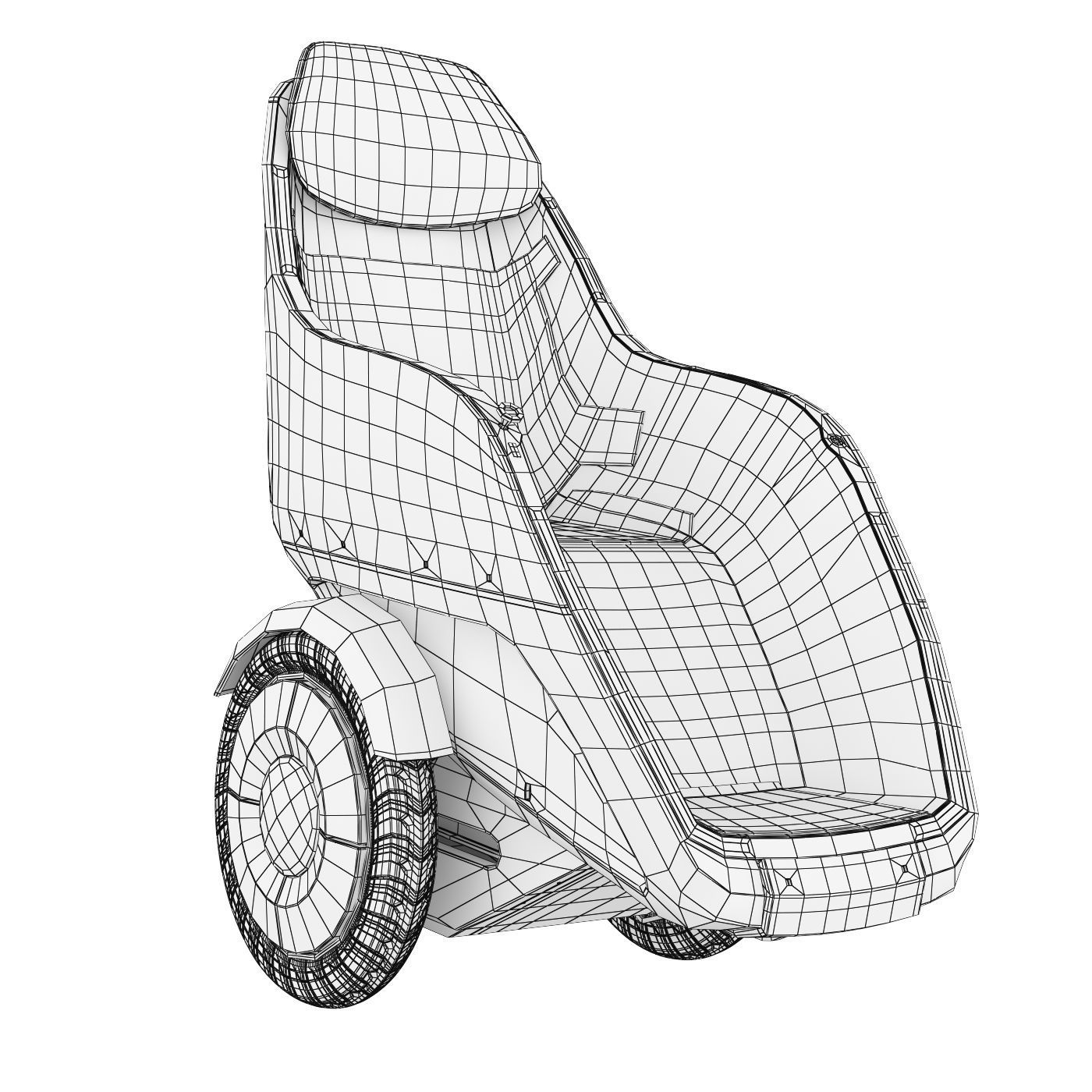 Segway S-Pod  3D model_9