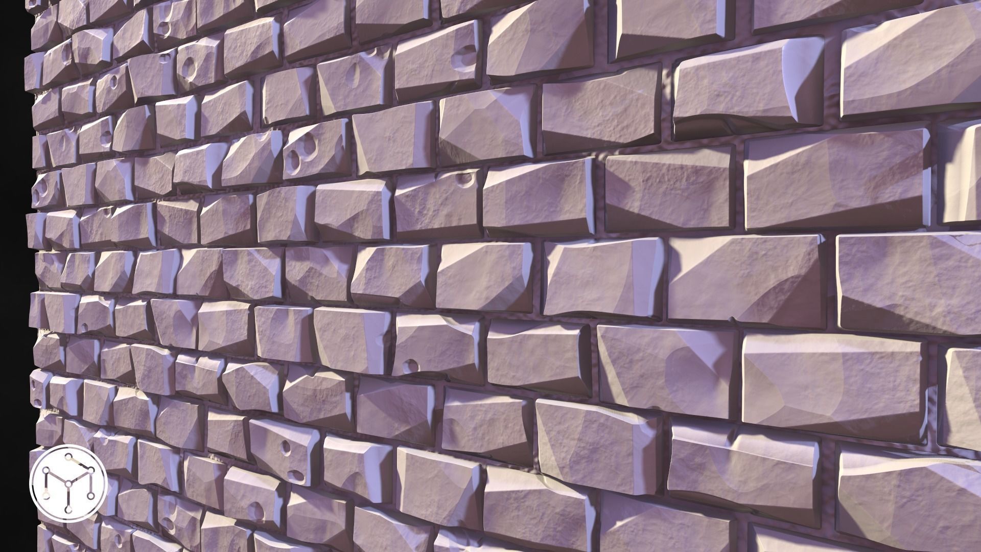 Stylized Brick Material Texture_4