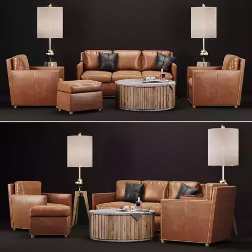 Uttermost Roosevelt Set 3D model