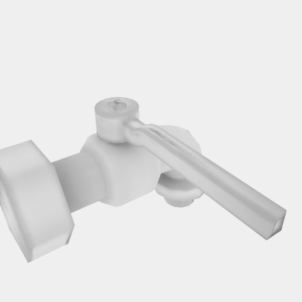 Tap model rusty water with handle Free low-poly 3D model_6
