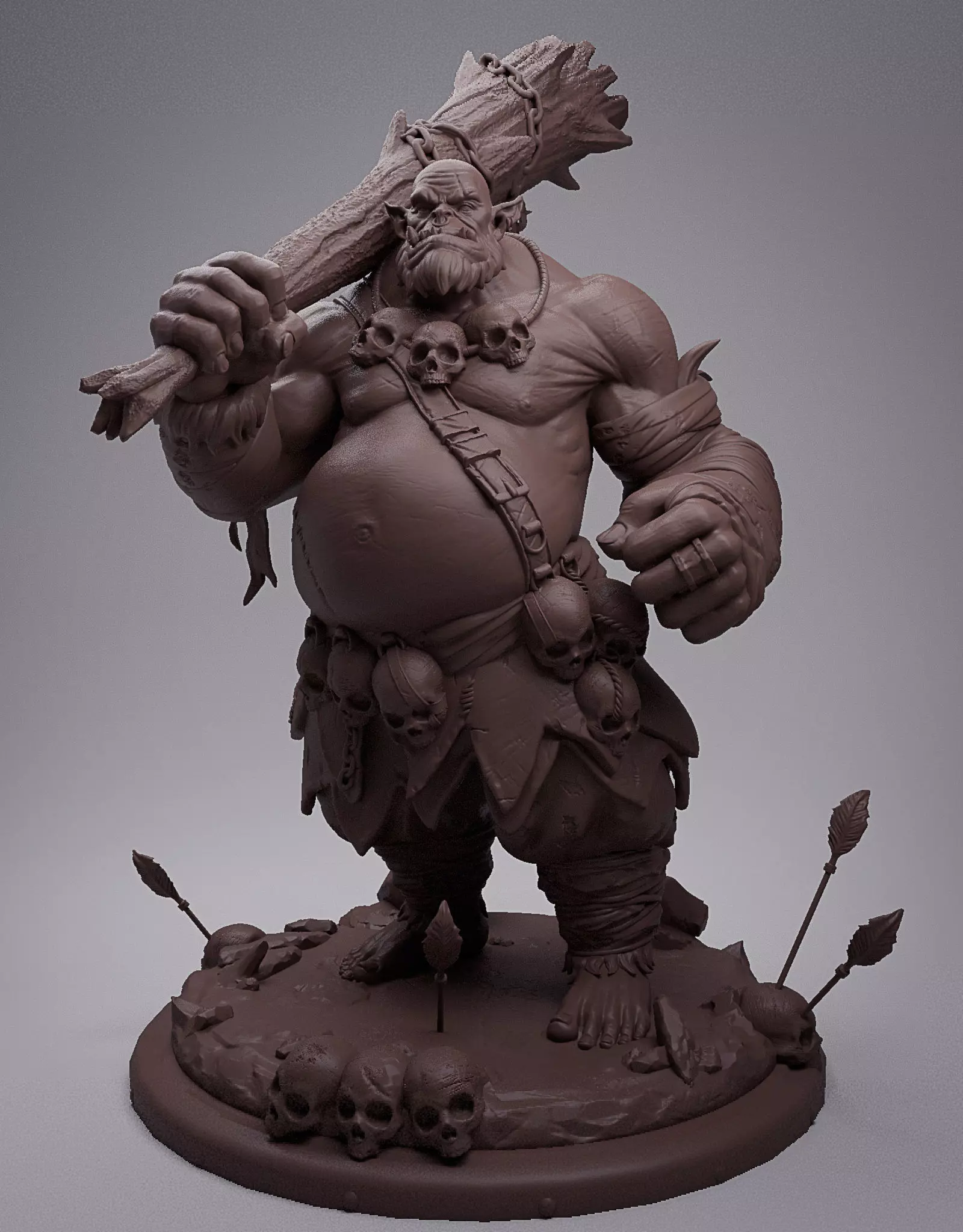 Orc Collectible 3D print model_0